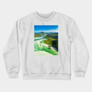 Hill Inlet Whitsundays, Queensland Crewneck Sweatshirt